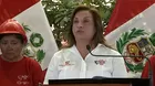 Dina Boluarte asegura que no teme a críticas ni infamias