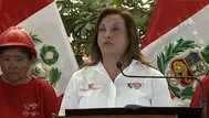 Dina Boluarte asegura que no teme a críticas ni infamias