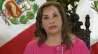 Dina Boluarte: Estamos dando pasos concretos frente al crimen