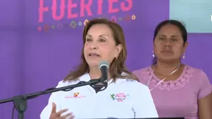 Dina Boluarte afirmó el compromiso del gobierno con el agro nacional y con el progreso de las mujeres. / Video: Canal N