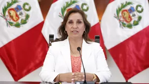 Dina Boluarte pide aprobar ley contra el terrorismo urbano. Foto y video: Canal N/Andina