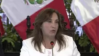 La presidenta Dina Bolarte clausuró el II Consejo de Estado Regional. / Video: América Noticias