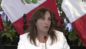 La presidenta Dina Bolarte clausuró el II Consejo de Estado Regional. / Video: América Noticias