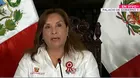 Dina Boluarte: Hablaré con la prensa, no sobre temas personales