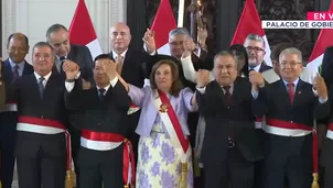 Presidente Dina Boluarte tomó juramento al nuevo Gabinete Ministerial. / Video: Canal N