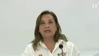  Dina Boluarte ratificó que el gobierno no va a retroceder en la lucha contra la delincuencia. / Video: Canal N