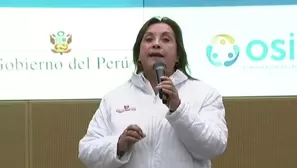 Dina Boluarte exhorta a denunciar extorsiones y advierte sobre llamadas con códigos extranjeros. / Video: Canal N