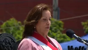 Dina Boluarte participó en la ceremonia de graduación de los alféreces de fragata de la Escuela Naval del Perú. / Video: Canal N