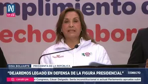 Dina Boluarte sobre fallo del TC a su favor