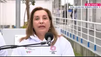 Dina Boluarte, presidenta de la República. Foto y video: Canal N