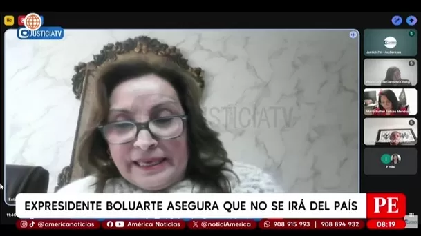 Dina Boluarte reafirma que no saldrá del país ante audiencia por lavado de activos/ América Noticias Dina Boluarte reafirma que no saldrá del país ante audiencia por lavado de activos/ América Noticias