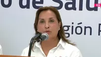 Al finalizar su discurso, Dina Boluarte reafirmó su compromiso con la población. / Video: Canal N