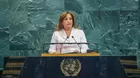 Dina Boluarte en la ONU: Falsos relatos amenazan la democracia