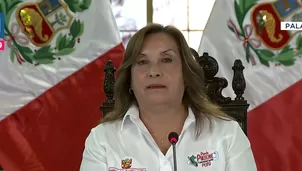 La presidenta Dina Boluarte ordena toque de queda en Pataz e instalación de base militar. / Video: Canal N
