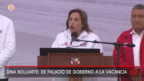 Dina Boluarte: De Palacio de Gobierno a la vacancia. Foto y video: América Noticias
