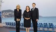 Dina Boluarte participó en cena oficial ofrecida por Macron