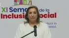 Presidenta Dina Boluarte destacó importancia de la inclusión social y el trabajo articulado 