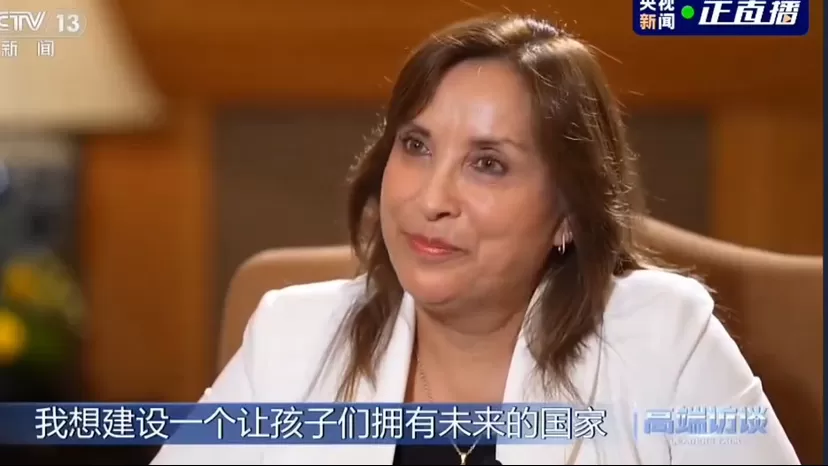 Dina Boluarte: Presidenta dio entrevista en China y habló de sus gustos por el chifa