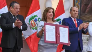 Presidenta Dina Boluarte promulga ley que modifica la creación de agencia de cooperación internacional . / Video: Canal N