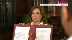 Dina Boluarte promulga ley que autoriza a la Policía Nacional a usar armas en casos de flagrancia. / Video: Canal N