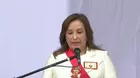 Dina Boluarte promete lucha sin cálculo político