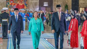 Dina Boluarte es recibida con honores en visita a Indonesia. Foto: Presidencia / Video: Canal N