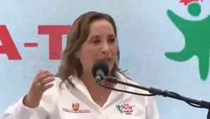 Dina Boluarte destacó que está llevando adelante su gestión con firmeza y compromiso. / Video: Canal N