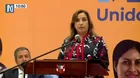 Dina Boluarte: "Seguimos trabajando para recuperar la confianza de inversionistas nacionales y extranjeros"