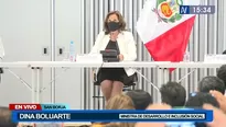 Dina Boluarte señaló la importancia de un trabajo más articulado entre el gobierno nacional y local