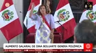 Dina Boluarte sube su sueldo pese a baja aprobación ciudadana