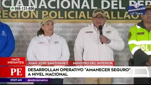 Operativo Amanecer Seguro. Foto y video: América Noticias