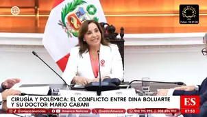Mario Cabani acusa a Dina Boluarte de mentir sobre cirugía. Foto y video: América TV