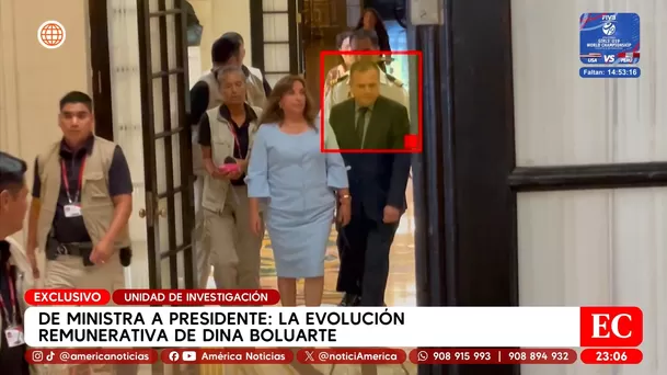 Dina Boluarte y Enrique Vílchez Vílchez - Fuente: América Noticias