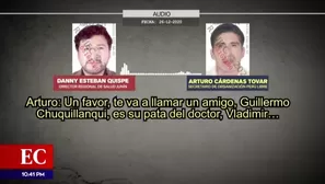 El audio forma parte de las intercepciones telefónicas a la organización criminal “Los Dinámicos del Centro”