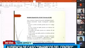 Caso Dinámicos del Centro: Fiscal sustentó pedido de prisión preventiva para investigados. Video: Canal N