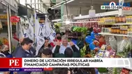 Dinero de licitación irregular habría financiado campañas políticas