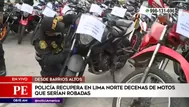 Diprove recupera más de 60 motocicletas en las últimas horas