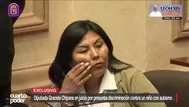 Diputada Graciela Chipana en juicio por presunta discriminación contra un niño con autismo