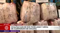 Droga incautada por la Policía. América Noticias