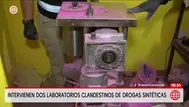 Dirandro interviene dos laboratorios de drogas sintéticas