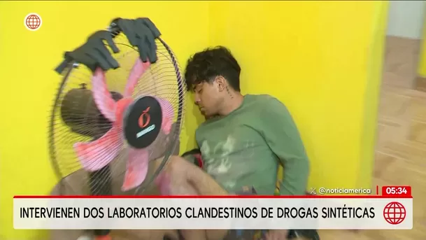 Dirandro interviene dos laboratorios de drogas sintéticas. Foto: América Noticias Dirandro interviene dos laboratorios de drogas sintéticas. Foto: América Noticias