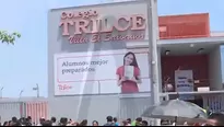 Colegio Trilce de Villa El Salvador. Foto: captura de video Canal N