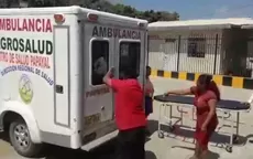 Diresa de Tumbes: Puerta de ambulancia se trabó por inexperiencia de chofer  - Noticias de diresa