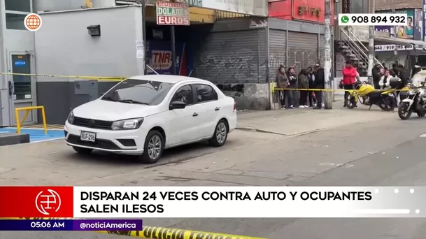 Balacera en San Juan de Lurigancho. Foto: América Noticias