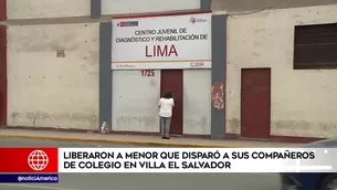 Escolar que disparó a compañero regresó a su vivienda. Foto: América Noticias