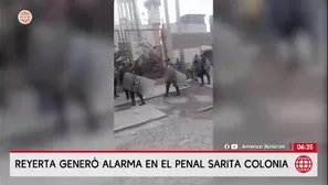 Disparos y tensión por pelea entre internos en penal Sarita Colonia/ América Noticias