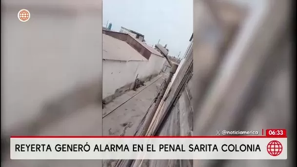 Pelea entre internos genera alarma en penal Sarita Colonia/ América Television Pelea entre internos genera alarma en penal Sarita Colonia/ América Television