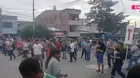 Disturbios en Iquitos antes del arribo de presidenta Boluarte