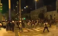 Disturbios y caos durante manifestaciones en el Centro de Lima - Noticias de lima