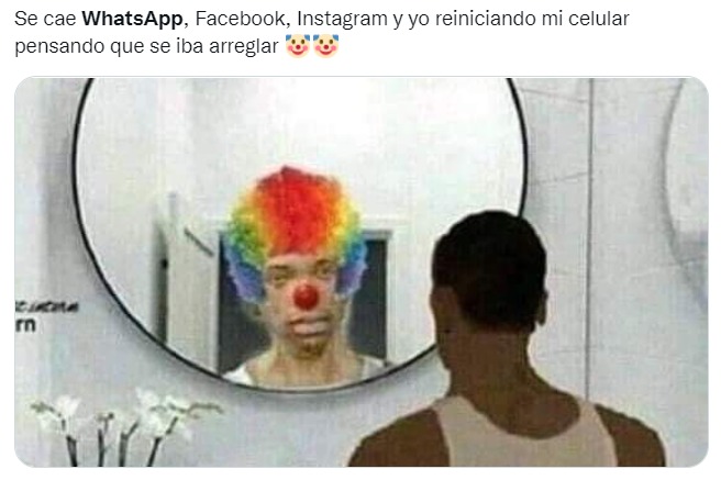 Los divertidos memes que dejó la caída de Facebook, Instagram y Whatsapp